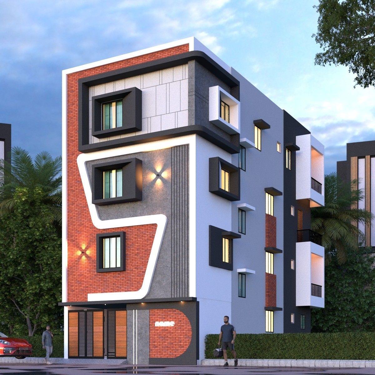 Guess how many bags will cast the parapet | Emma construction