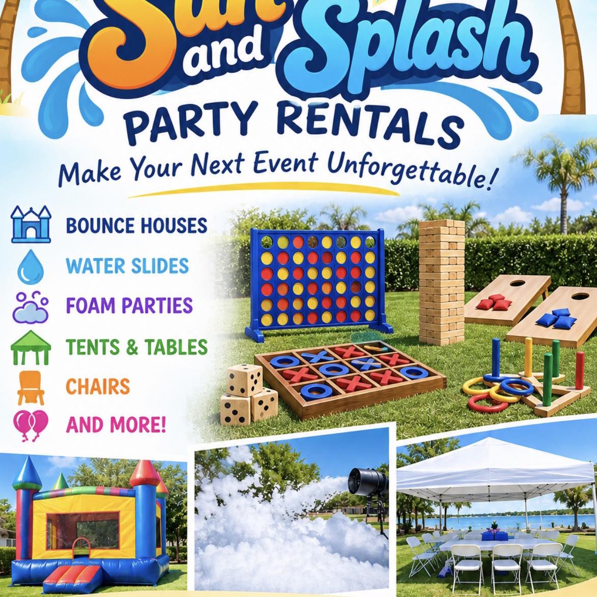 Sun and Splash Party Rentals | Hudson FL
