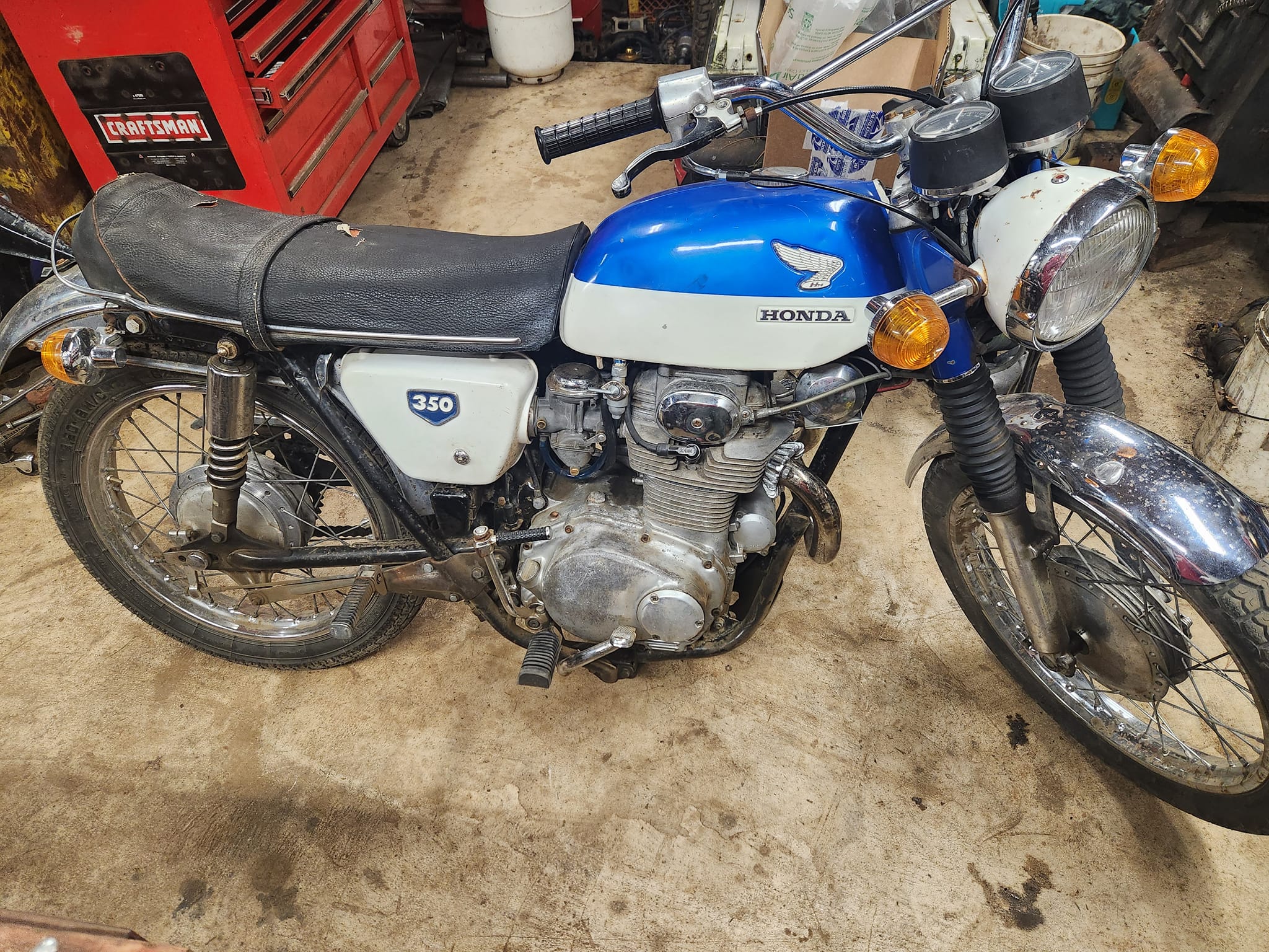 How to identify Honda CL or CB350 twin bike model and year