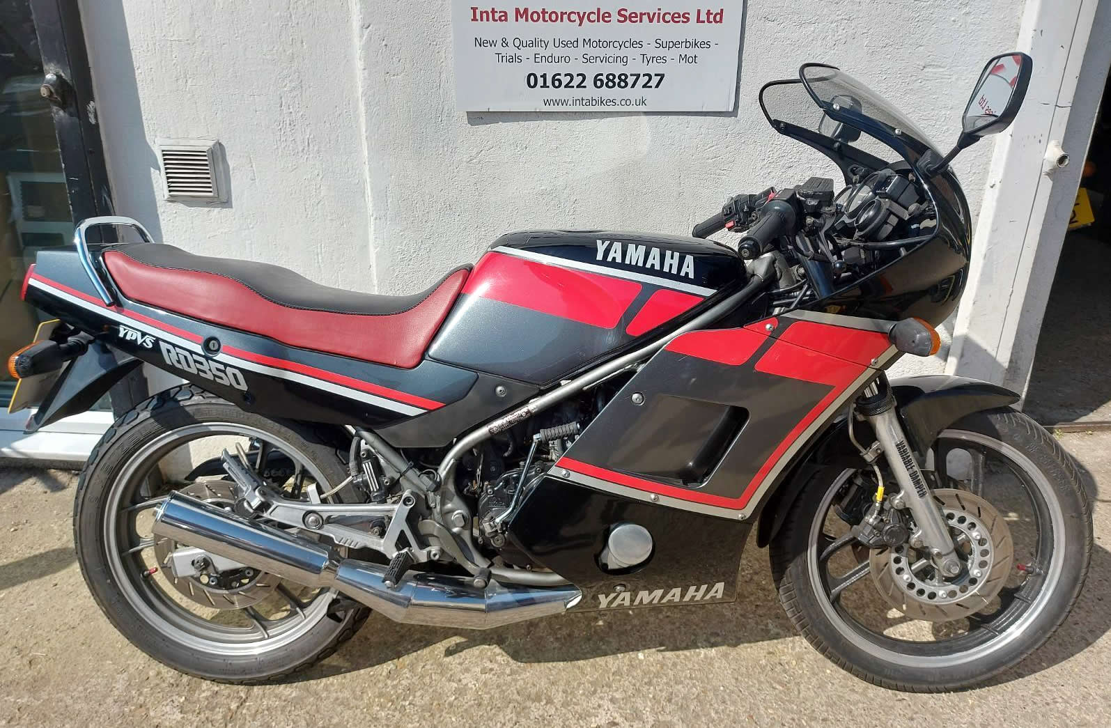 Yamaha RD350 F2 YPVS 1986-1992 HEL Stainless Steel Braided