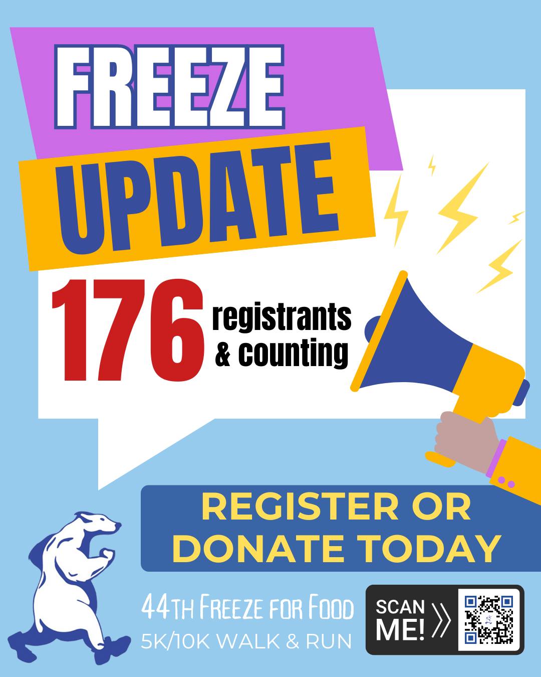 Freeze - ️ 176 registrations and counting! We’re more than halfway ...