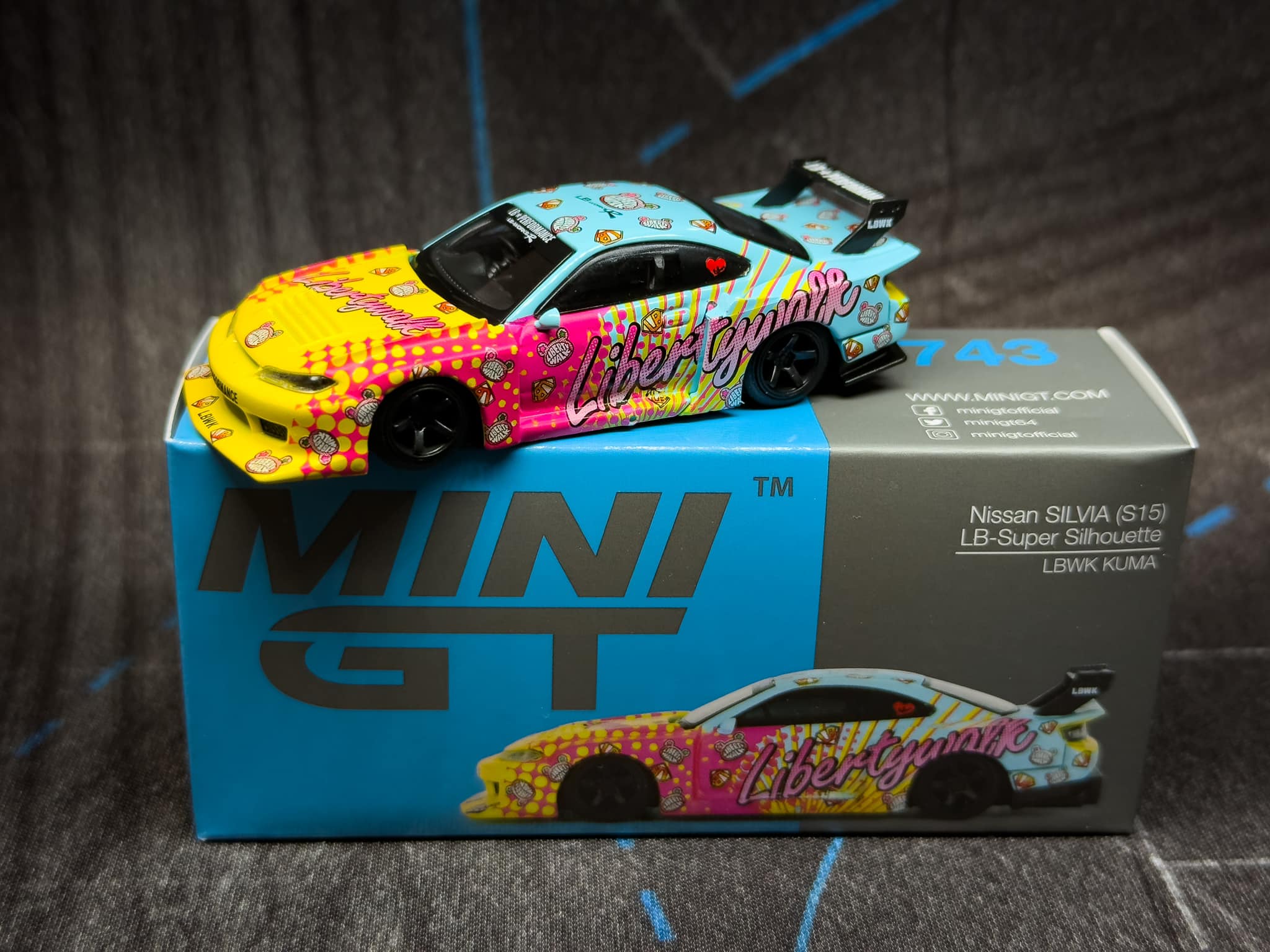 5-Spoke version back in stock — MINI GT x Liberty Walk Nissan