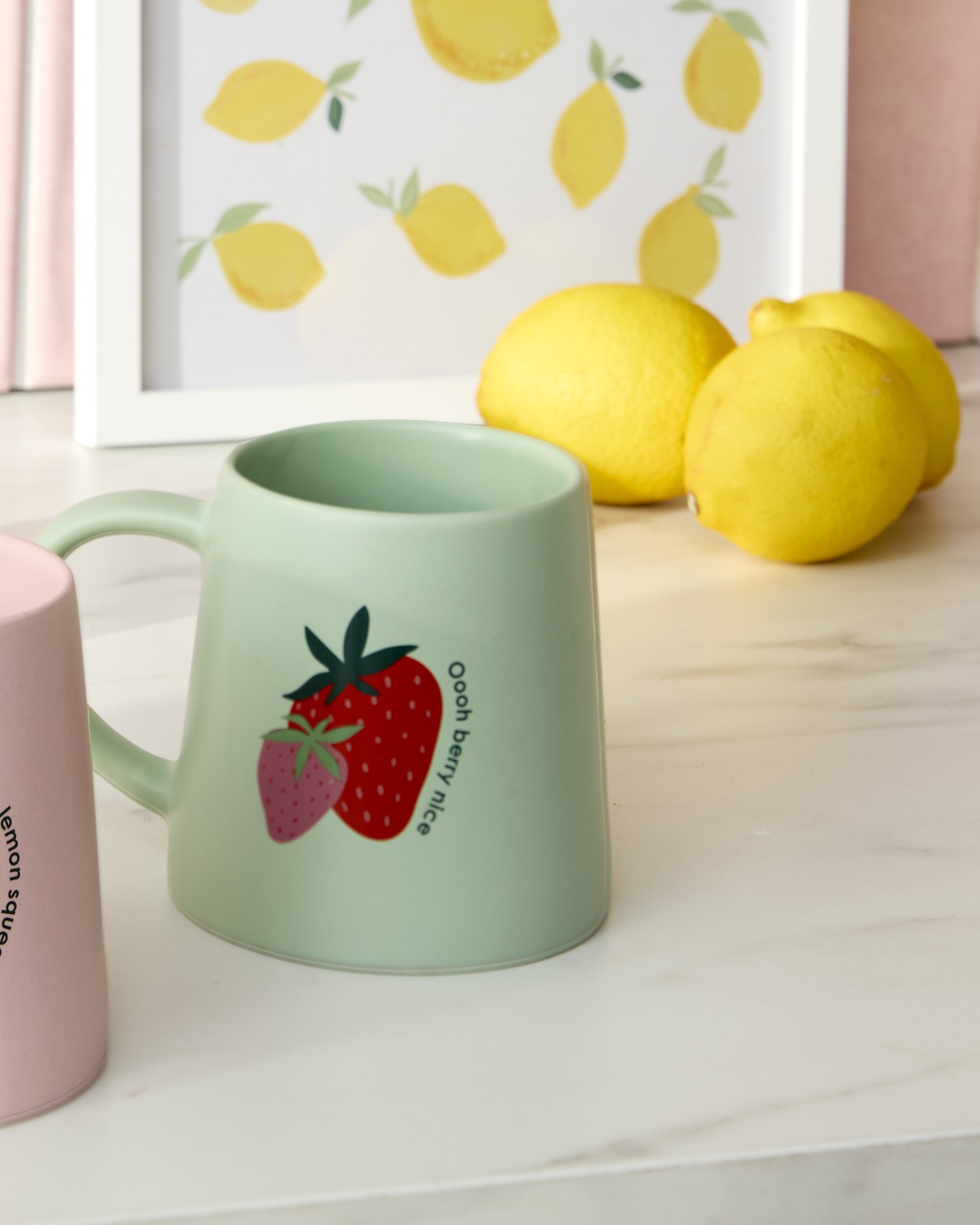 B&M Stores - 🍋🍓 JUST ARRIVED: GORGEOUS new mugs in B&M🍋🍓!... | Facebook