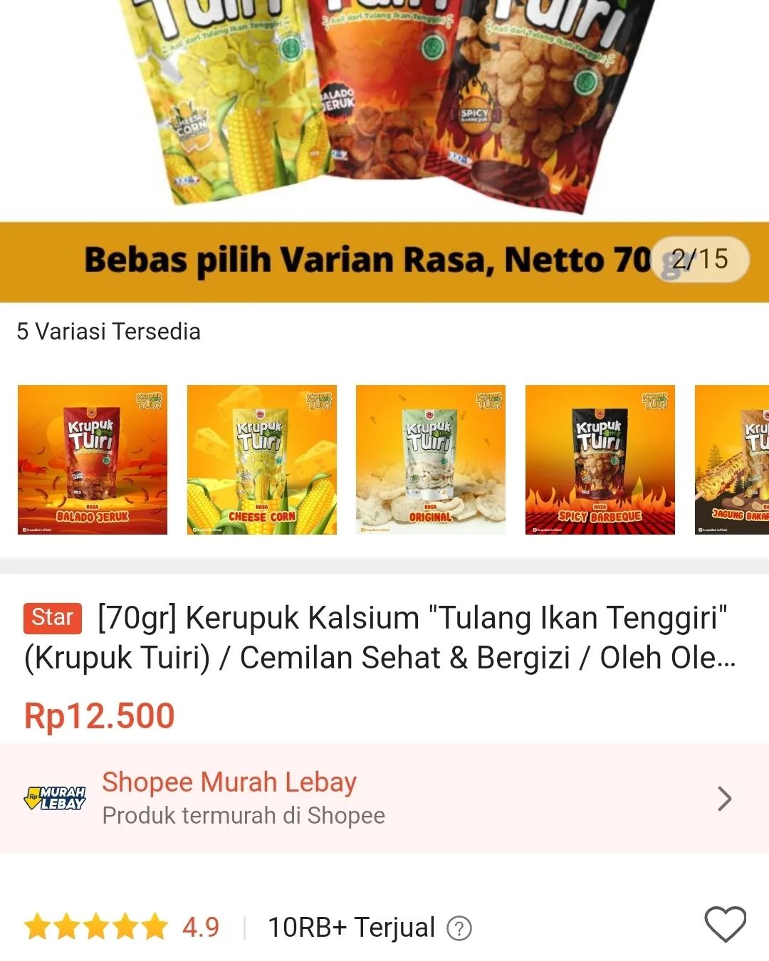 Produk Krupuk Tuiri - Masih banyak yg Pesan? Yah, alhamdulillah 😇 ...
