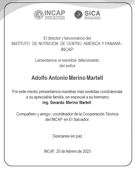 P... - INCAP Instituto de Nutrición de Centro América y Panamá | Facebook