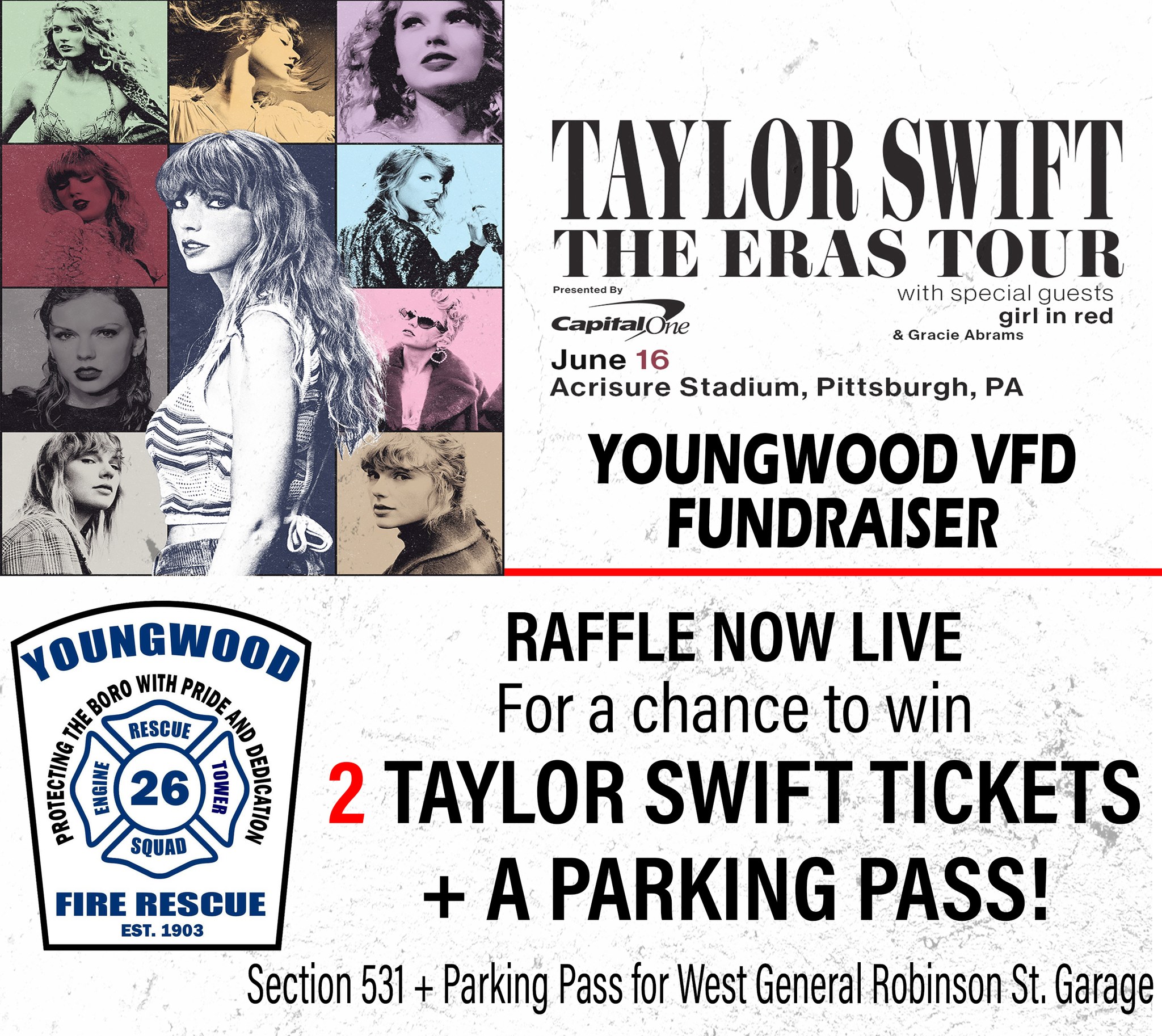 Youngwood - ️ TAYLOR SWIFT TICKET RAFFLE ️ ROUND 2 SOLD OUT Looking for ...