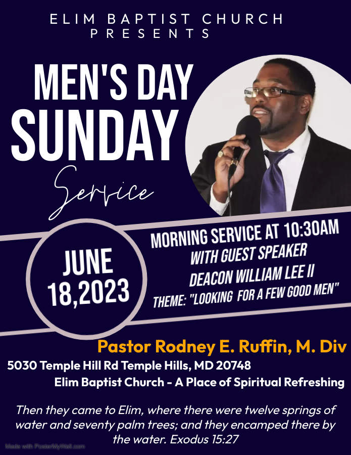 Elim Baptist Church | Temple Hills MD