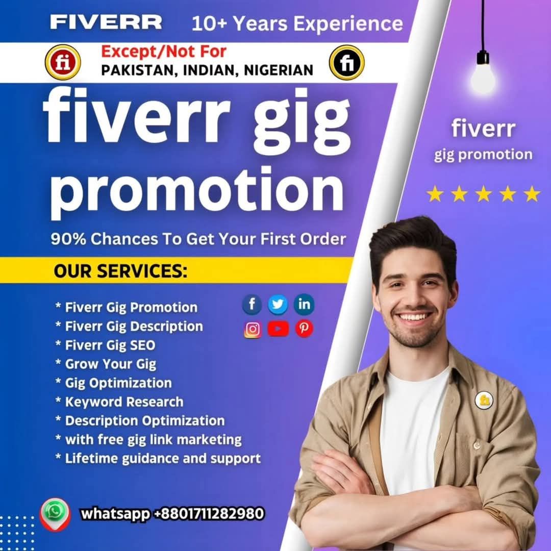 Our Services: *... - Fiverr Gig Promotion and Marketing | Facebook