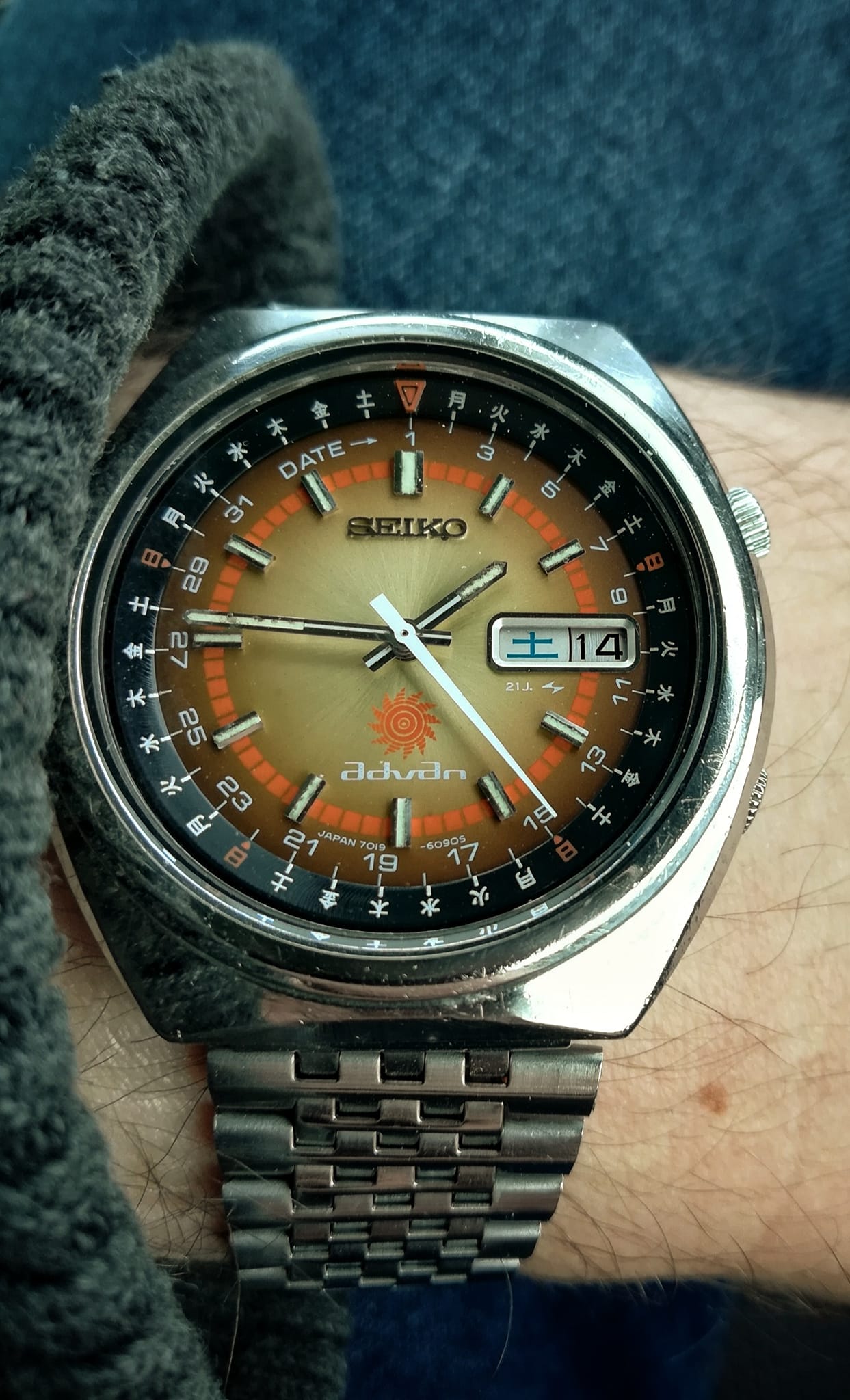 Seiko Advan 7019-7290 from 1973 all cleaned up. The last photo is 