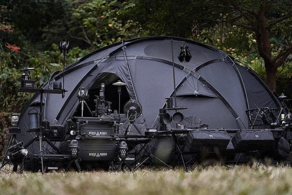 BLACK camping at its BEST 😱🖤 bit.ly/3xCs8QQ