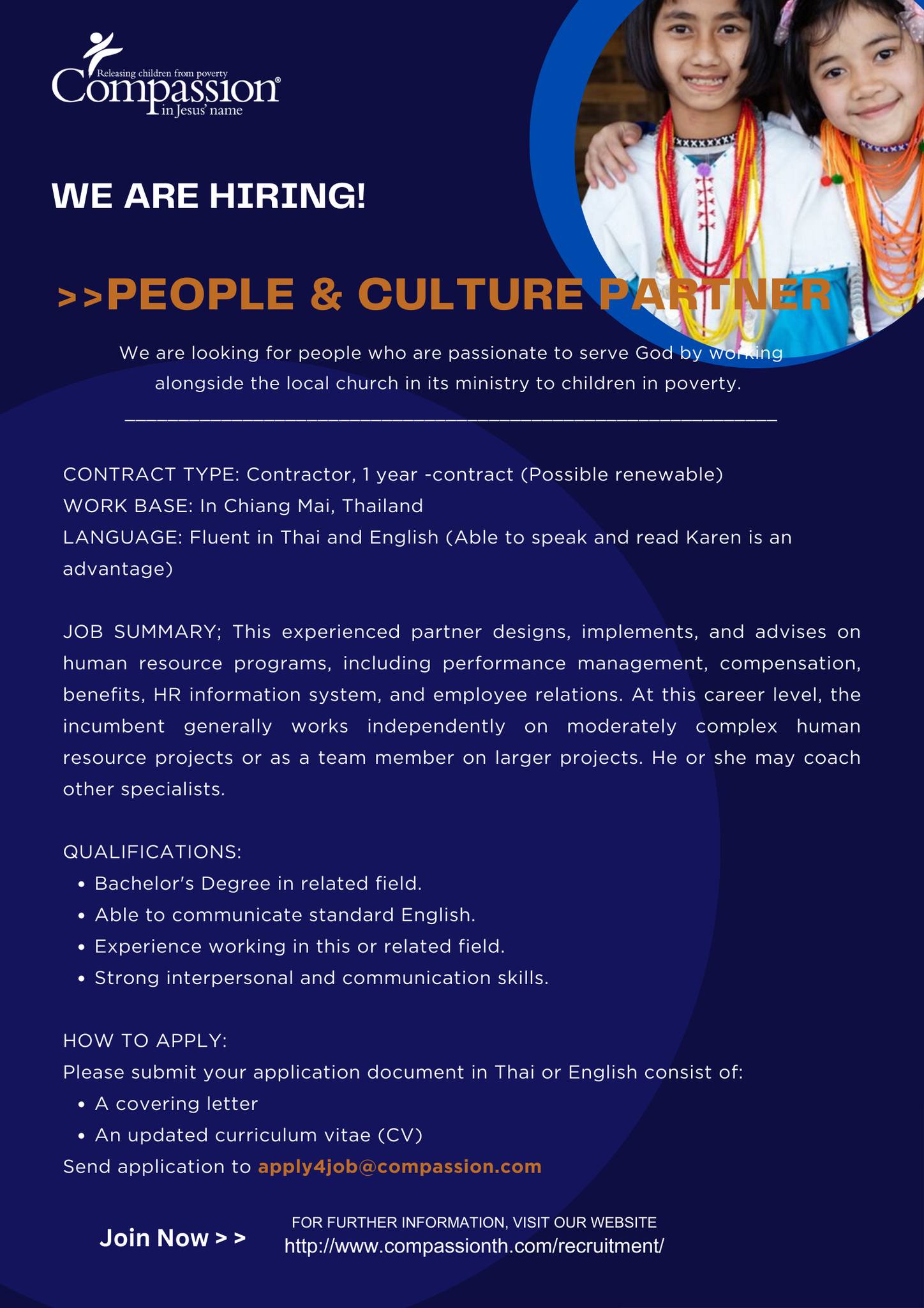 Compassion Thailand Jobs