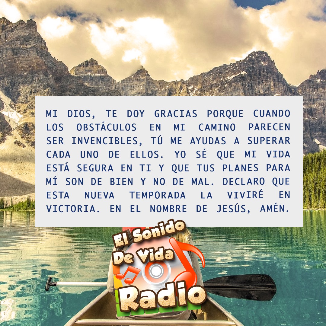 Cuando los obstáculos que se... - Radio El Sonido De Vida | Facebook