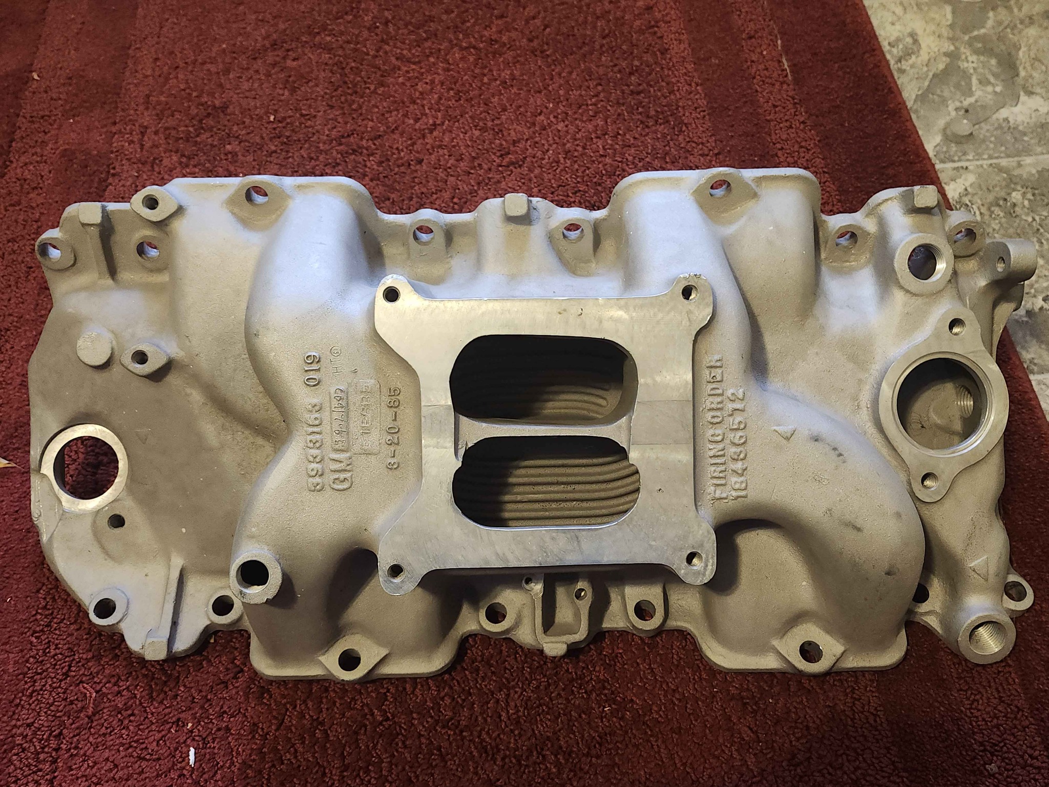 Big block chevrolet gm aluminum intake square port - Car Engines ...