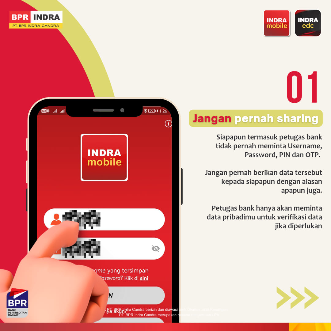 BPR Indra - Dari tahun ke tahun jumlah pengguna mobile...