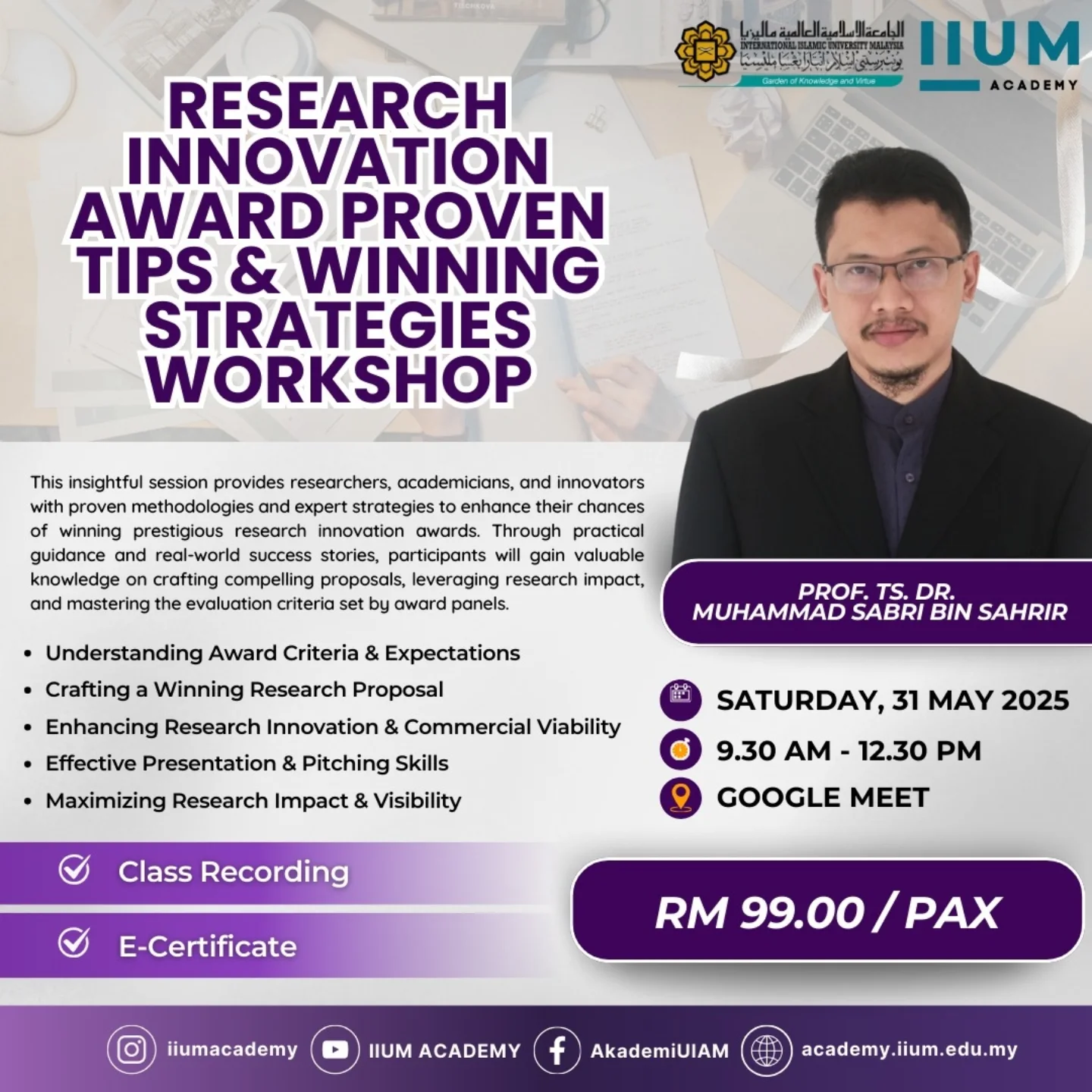 IIUM Academy - 🔬 Do you have groundbreaking research that... | Facebook