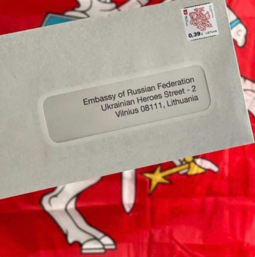 In - The Lithuanian postal service is warning people that it will only ...