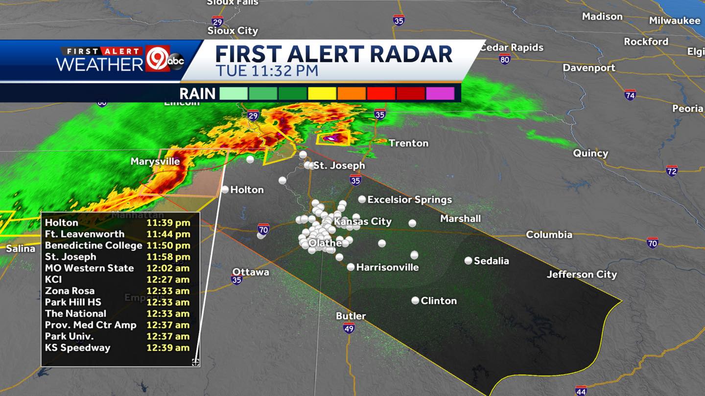 Severe storms expected in St. Joseph and KC metro