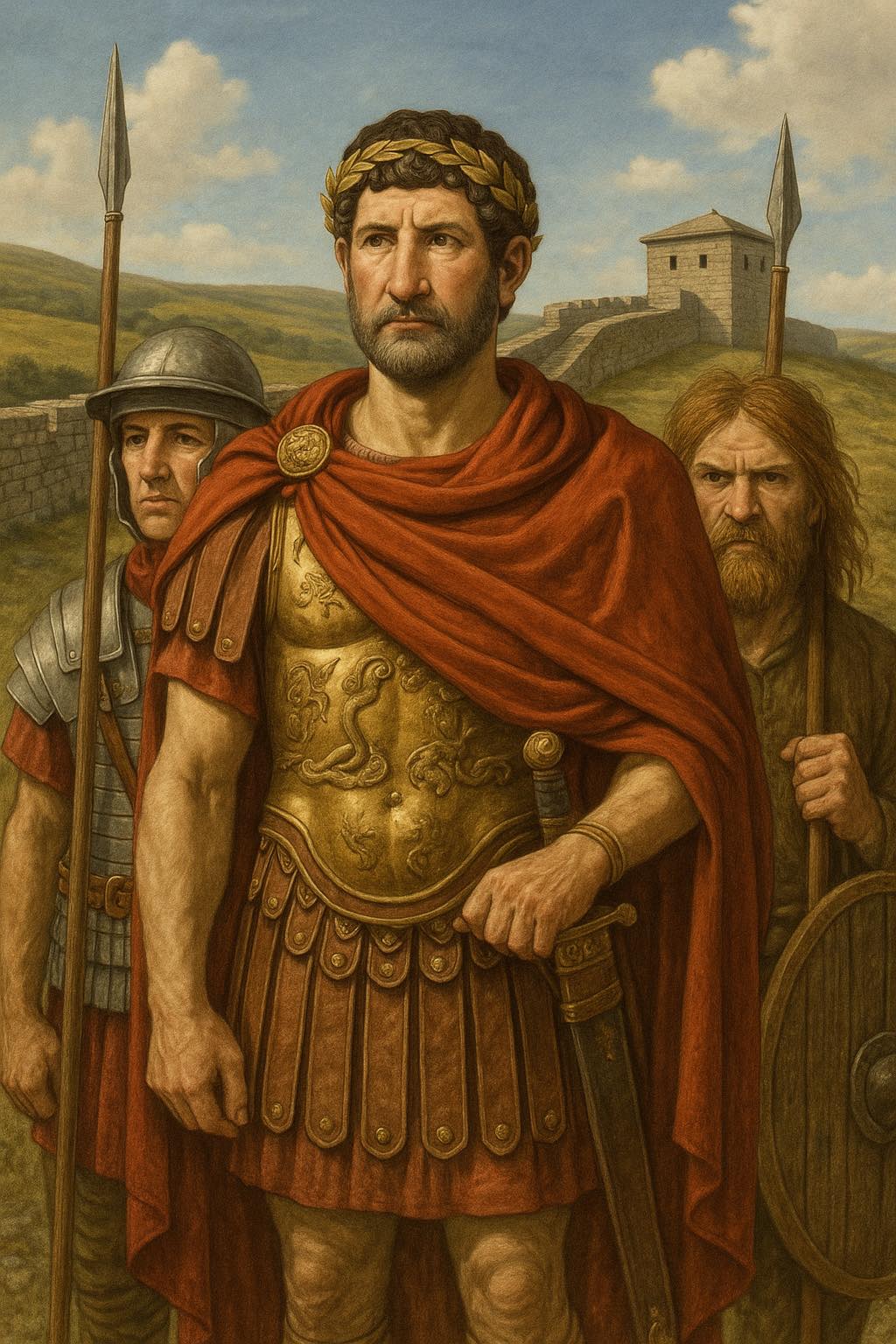 🏛️🛡️ Hadrian: The Emperor Who Drew a... - World History Buff | Facebook