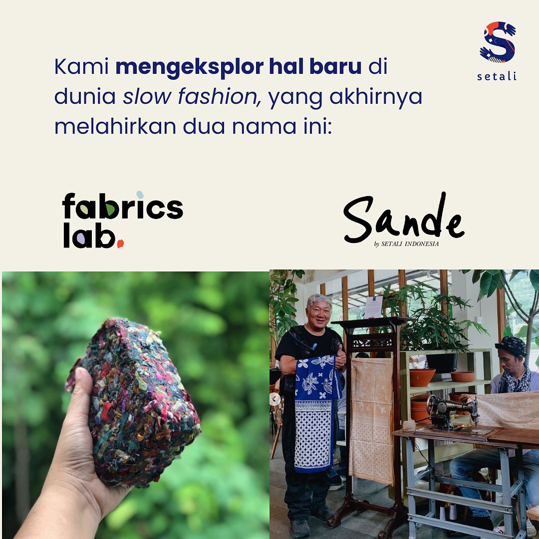 Selain upcycling, sekarang kami juga... - Setali Indonesia