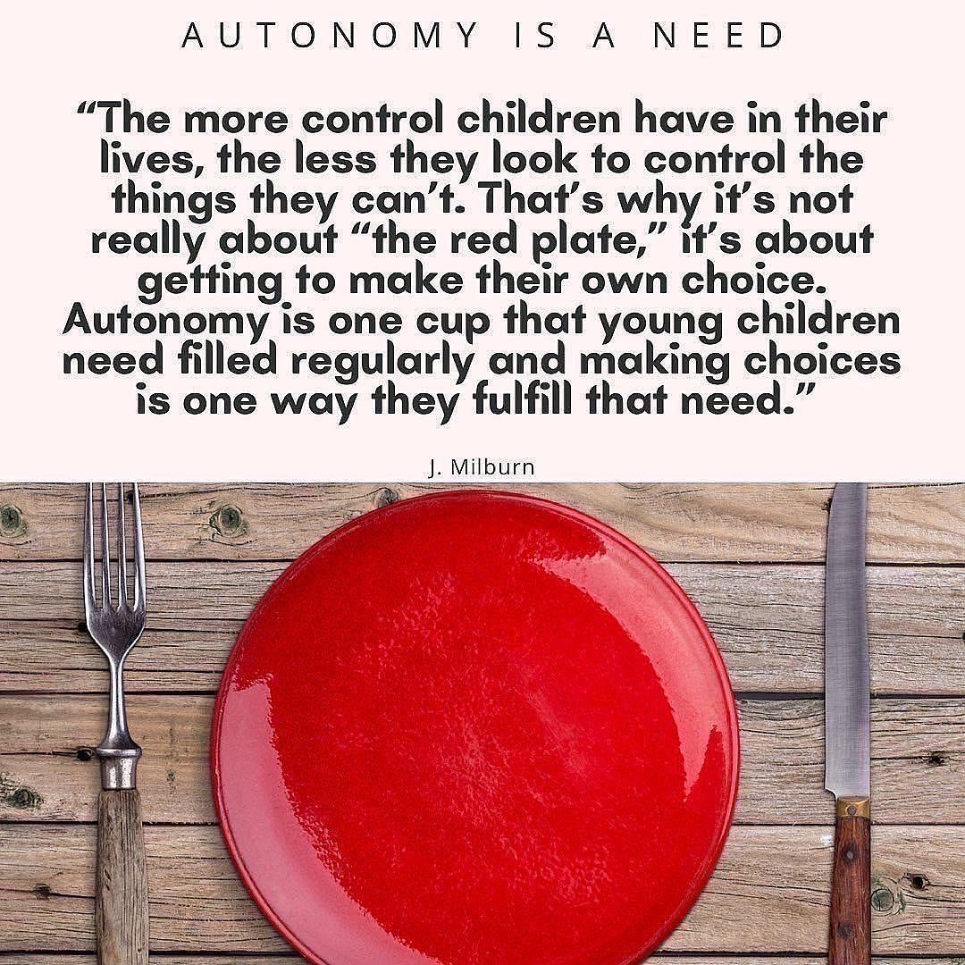 Responsive - “The more control children have in their lives, the less ...