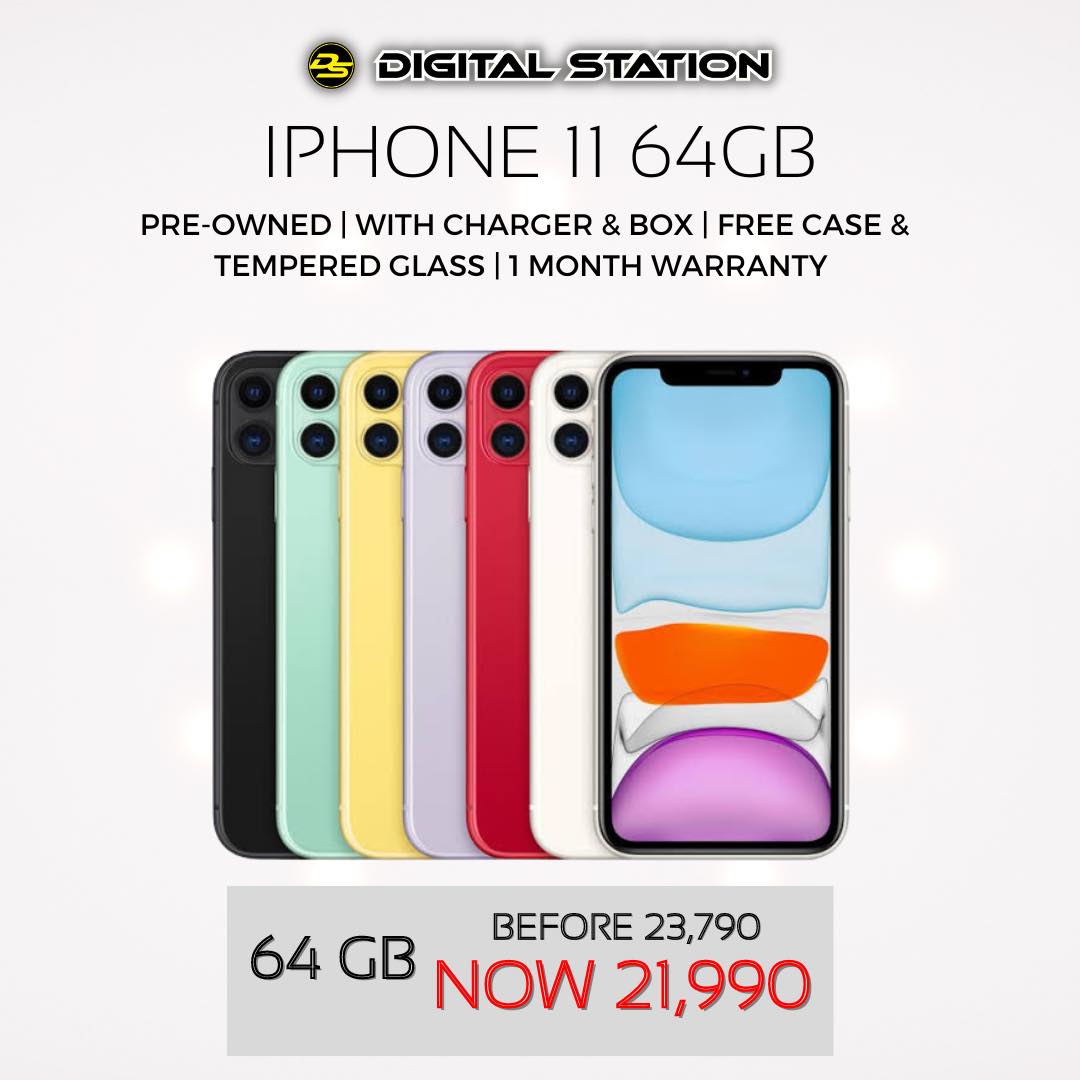 📲 PRICE DROP 😮⚡️🔥 iPhone 11 64 ₱21,990 (Before 22,490