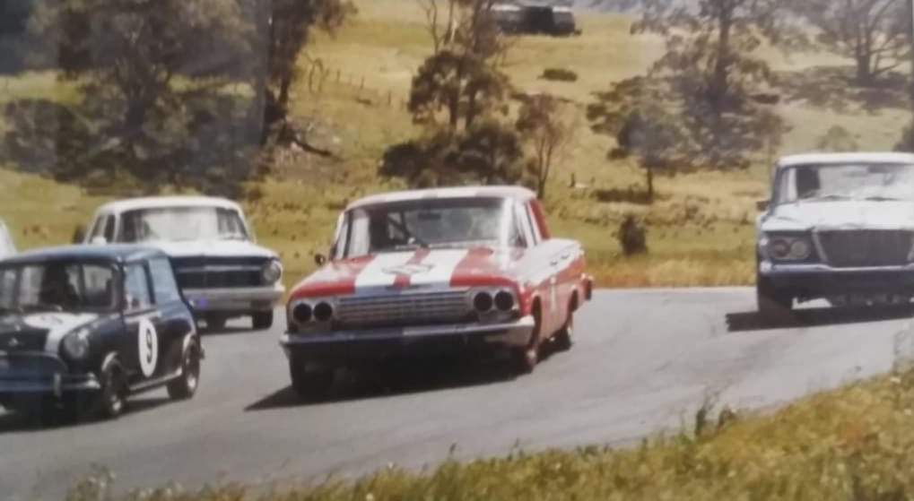 Historic - Baskerville 1985 John Routley in the big Chevy monstering ...