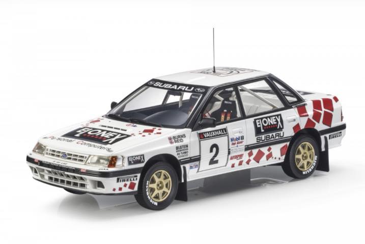 Announced from IXO, in 1:18, Subaru Legacy RS, Possum Bourne, 1992