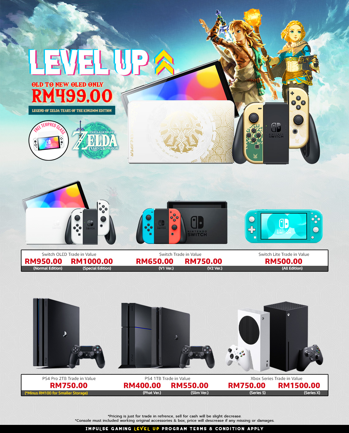 Impulse - 🌟 LEVEL UP 🌟 . 🎮 Trade in your OLD Switch Console and get a ...