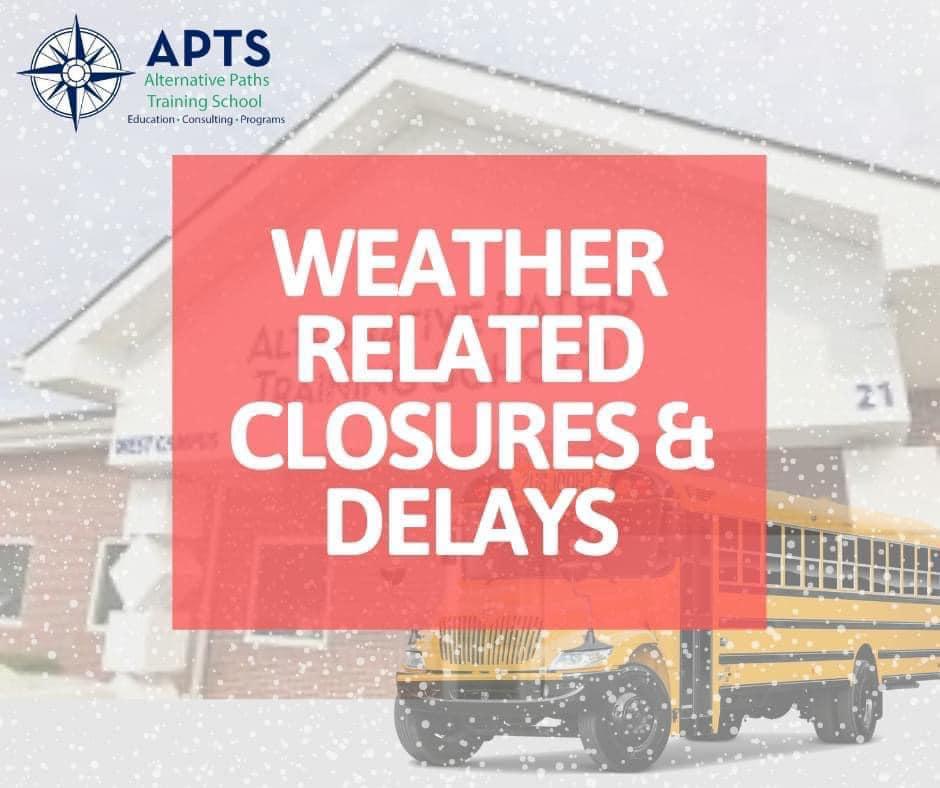Alternative Paths Training School - WEATHER RELATED UPDATE for TUESDAY ...