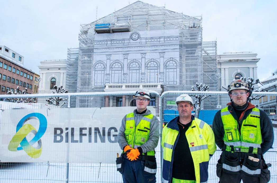 Bilfinger Nordic Region - Nytt tak på Skien rådhus🤗 Bilfinger sin ...