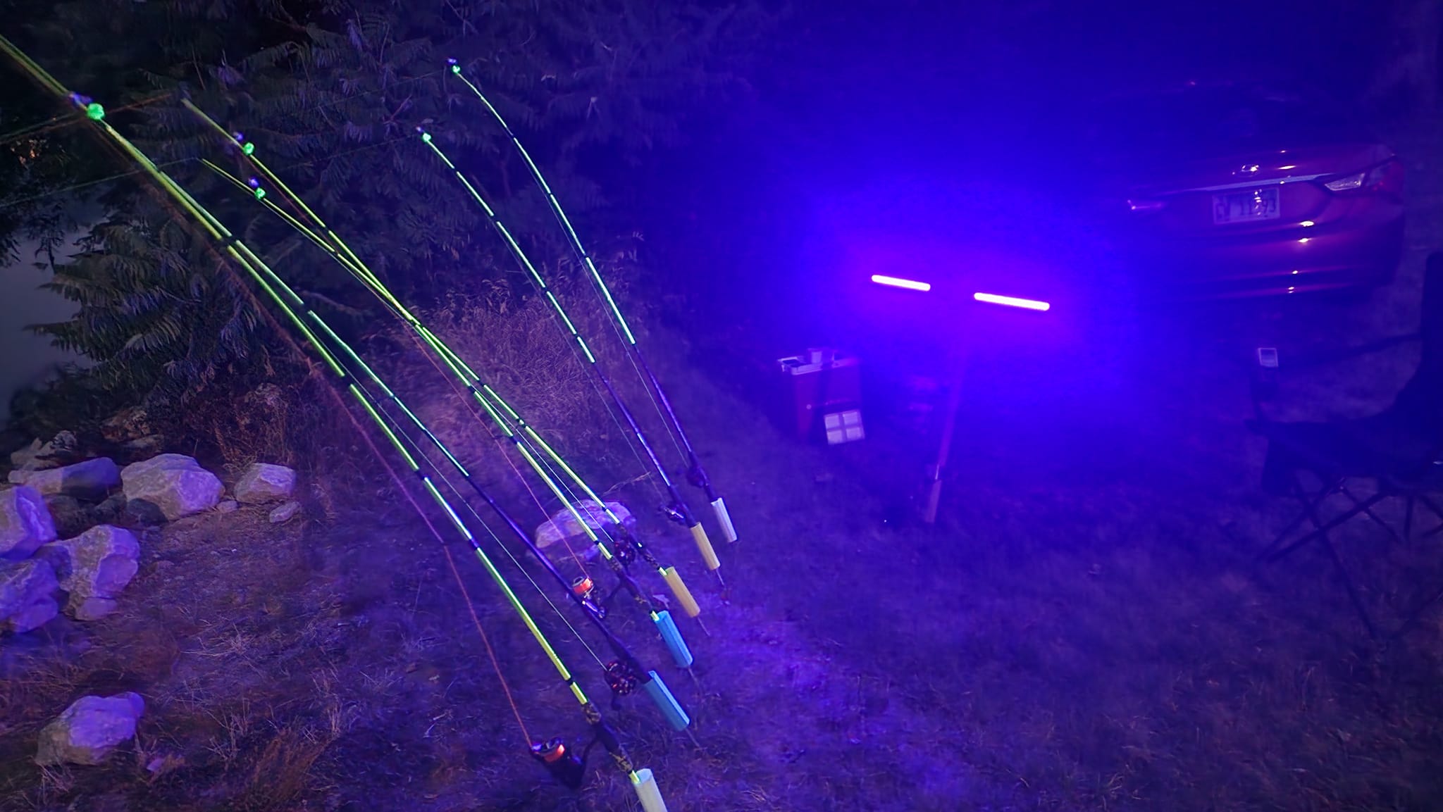 black light fishing pole NANOFIN Popping Rods - 7'6