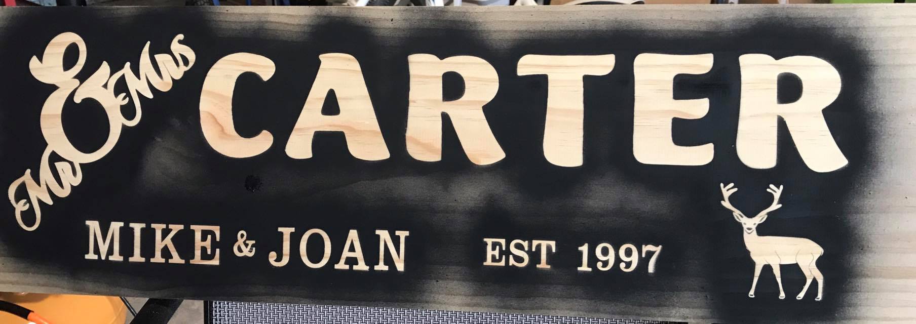 Hand Routed Wood Signs