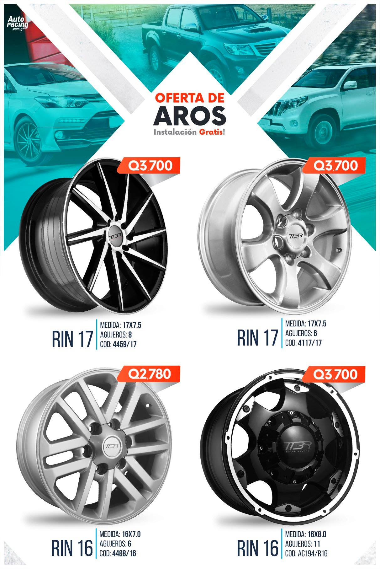 Auto Racing, Car Audio & Accesorios - El estilo de aros que buscar para ...