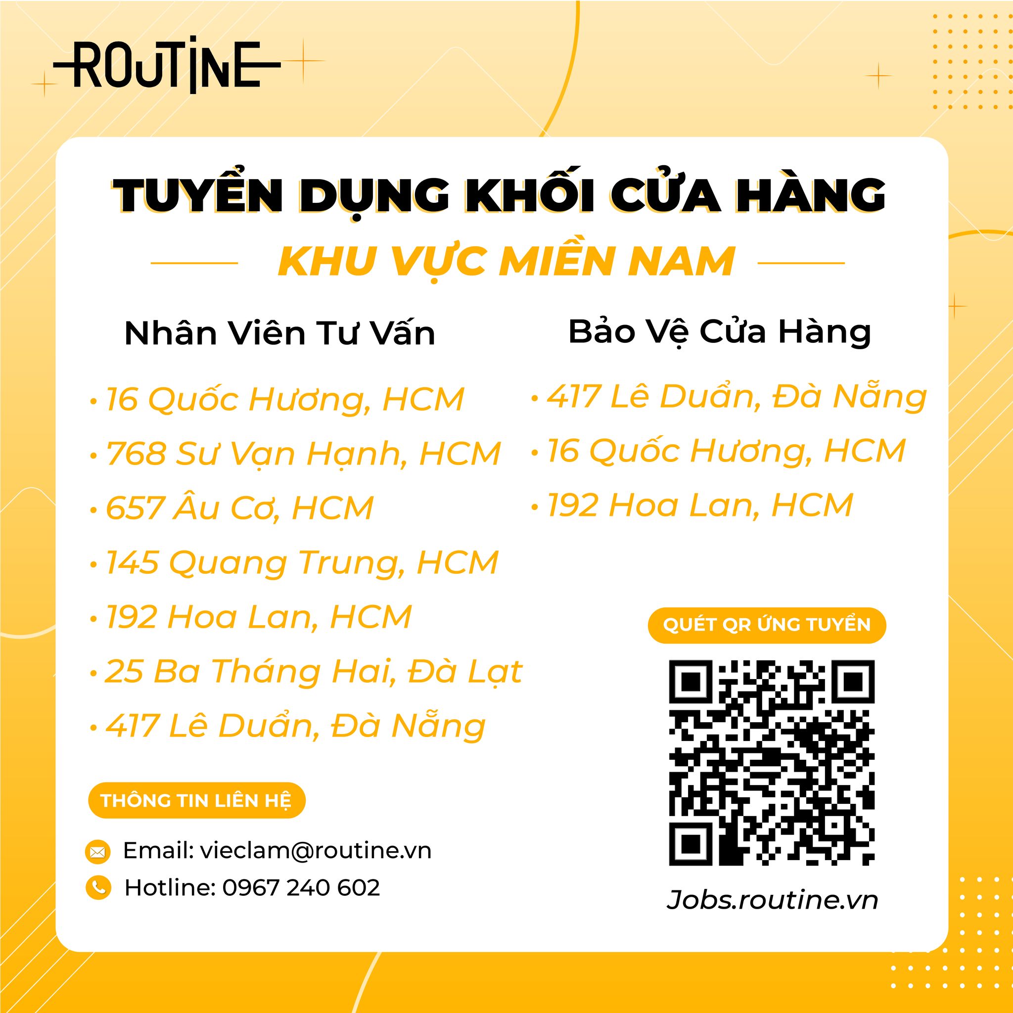 Routine Careers - Vía Thần Tài Cùng Tuyển Dụng R0uTiNE ... | Facebook