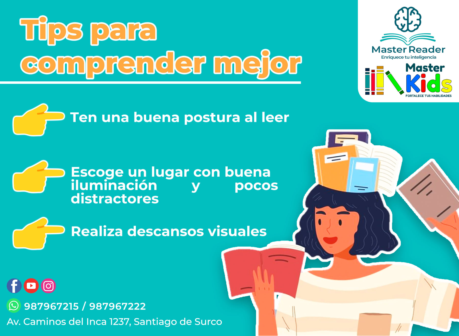 Master Reader - 📌TIPS PARA COMPRENDER MEJOR... | Facebook
