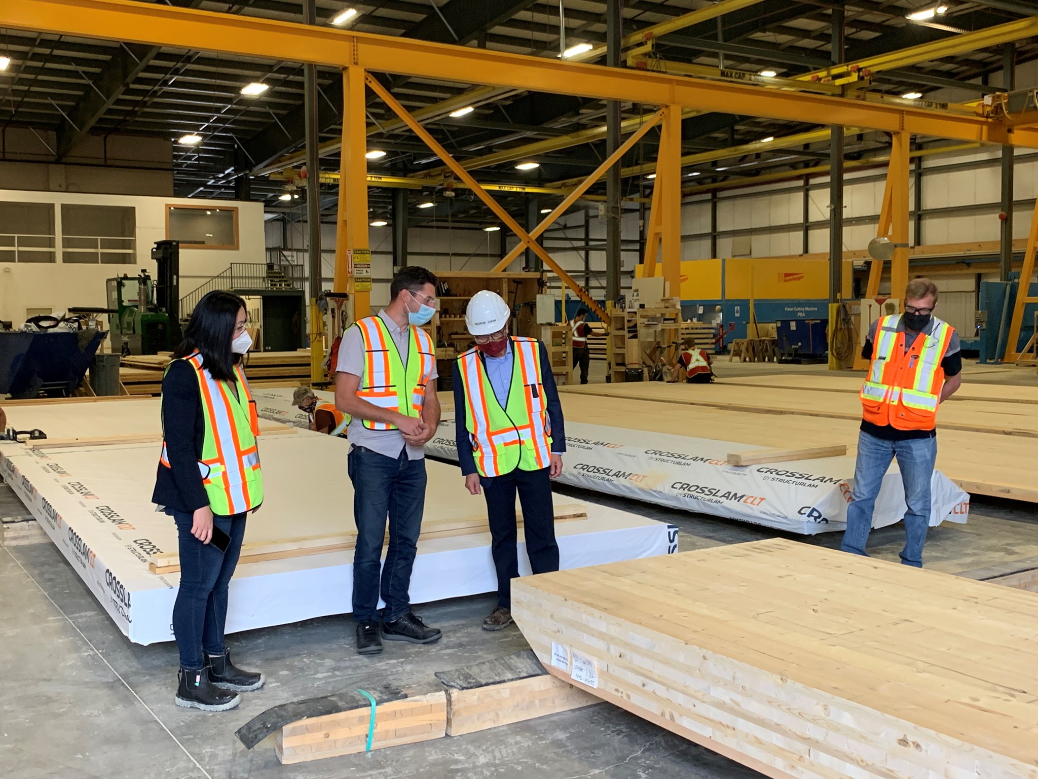 Structurlam - We were honoured to visit with George Chow... | Facebook