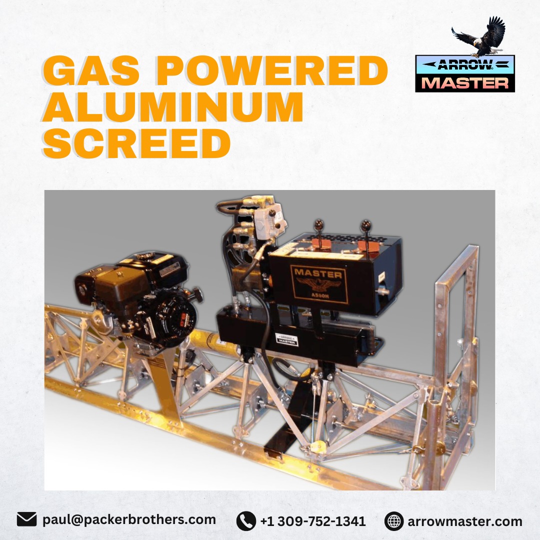 Arrowmaster - Arrow Master Gas-Powered Aluminum Screed... | Facebook