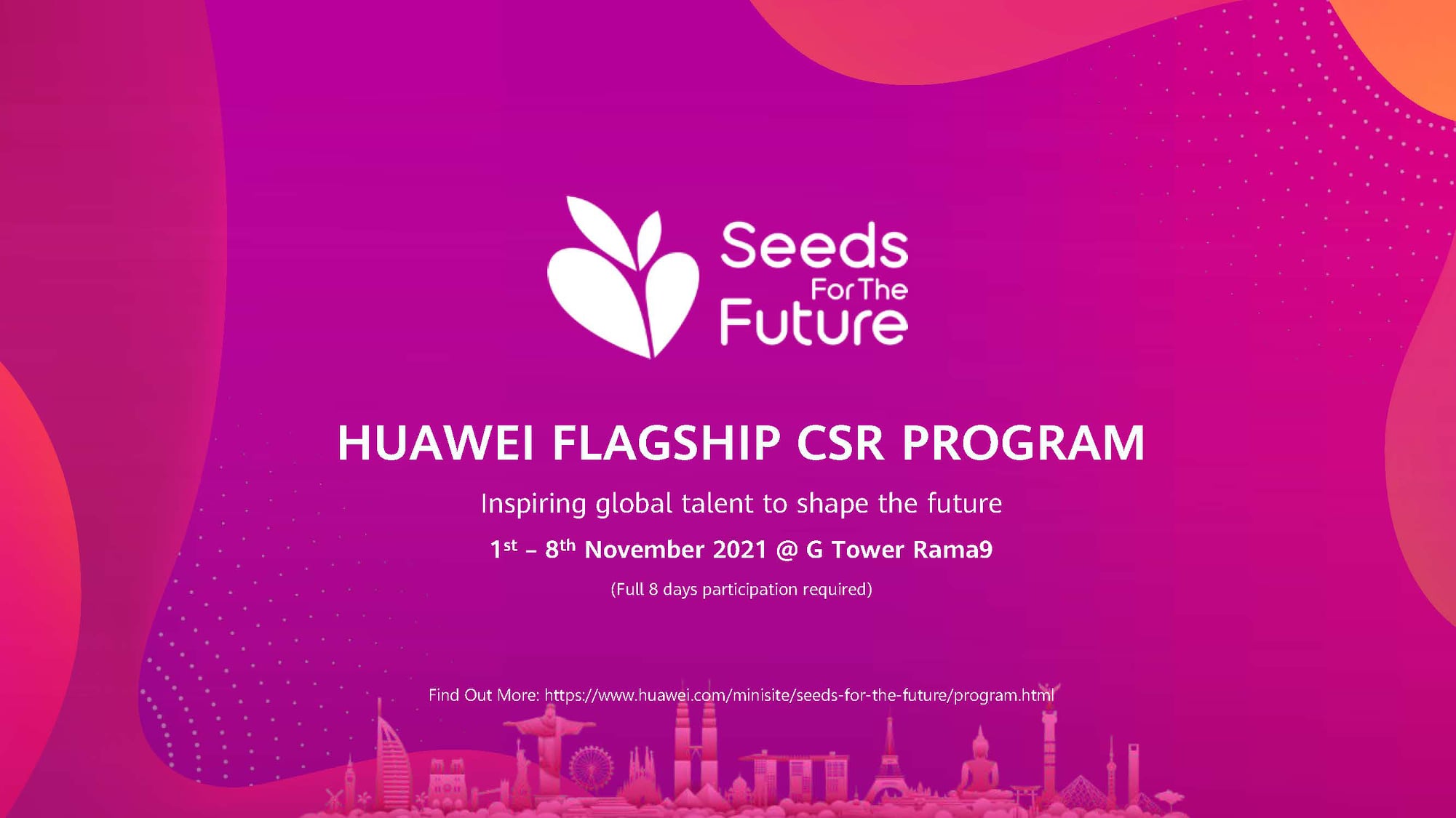 [Huawei] 2021 Seeds for the Future Program- Application Open Now Seeds ...