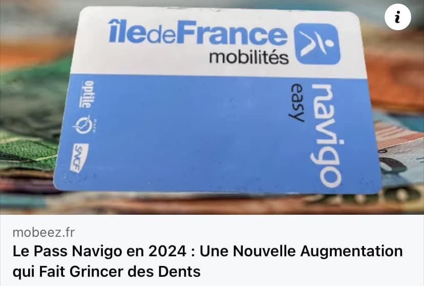 Section - Le Pass Navigo en 2024 : Une Nouvelle Augmentation qui Fait ...