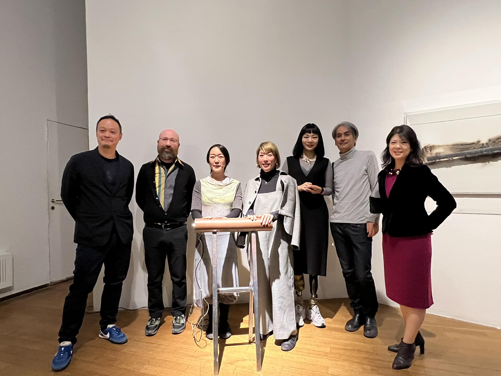 Human Flesh' art exhibition at Pause gallery in Kanazawa, Japan