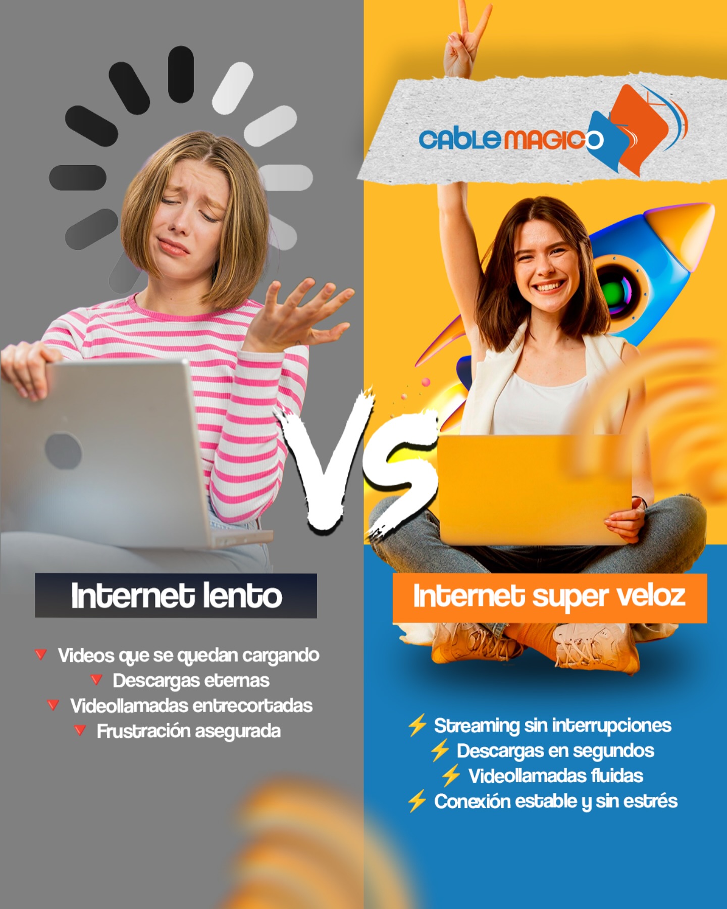 Cable - 🚀 ¡Despídete del Internet lento y dale la bienvenida a la ...