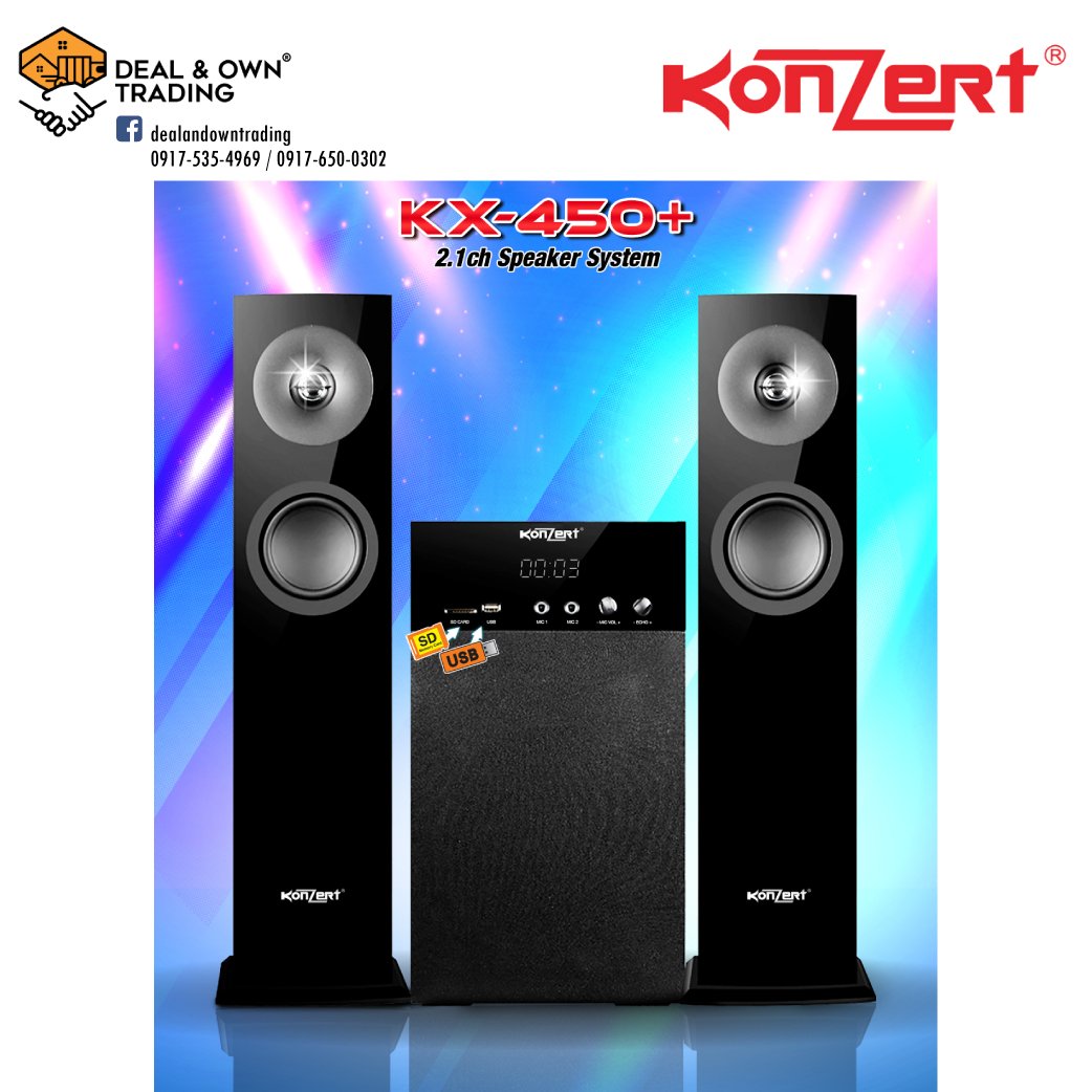 RAON ELECTRONICS BUY AND SELL | Konzert KX-450+ 2.1 Multimedia Speaker ...