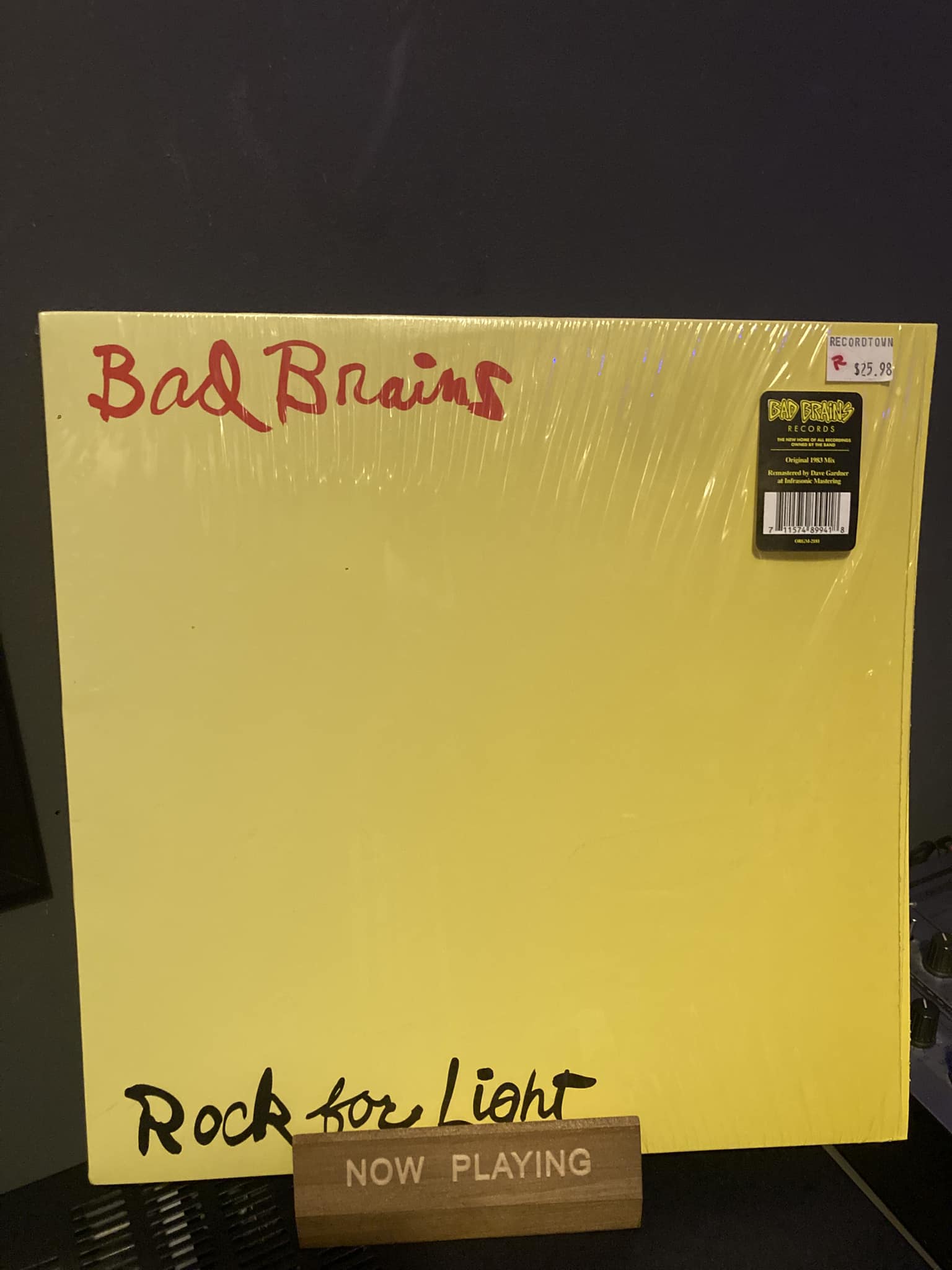 Bad Brains - Rock For Light (PVC First Pressing OG Mix, Non