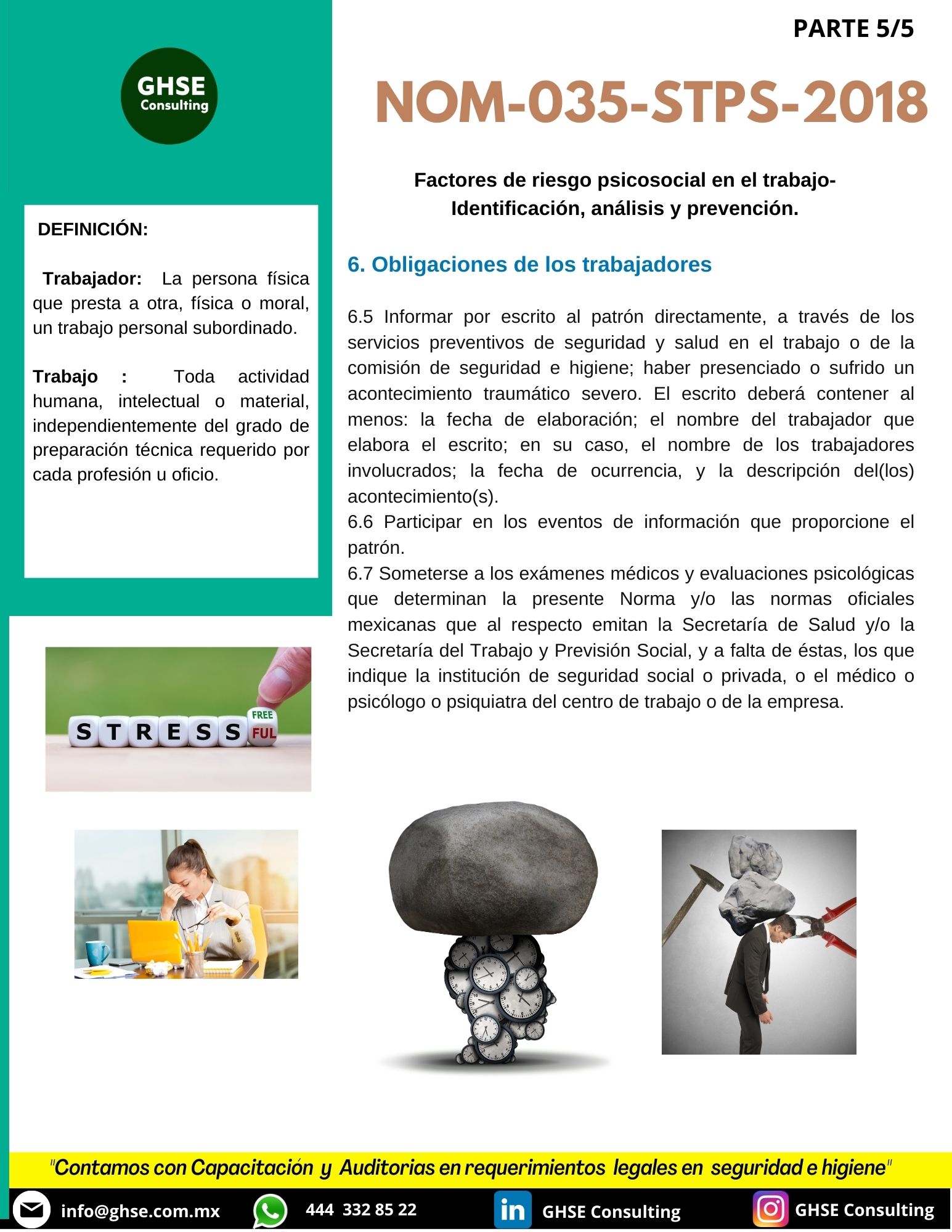Ghse.com.mx/ - Te compartimos la siguiente infografía...