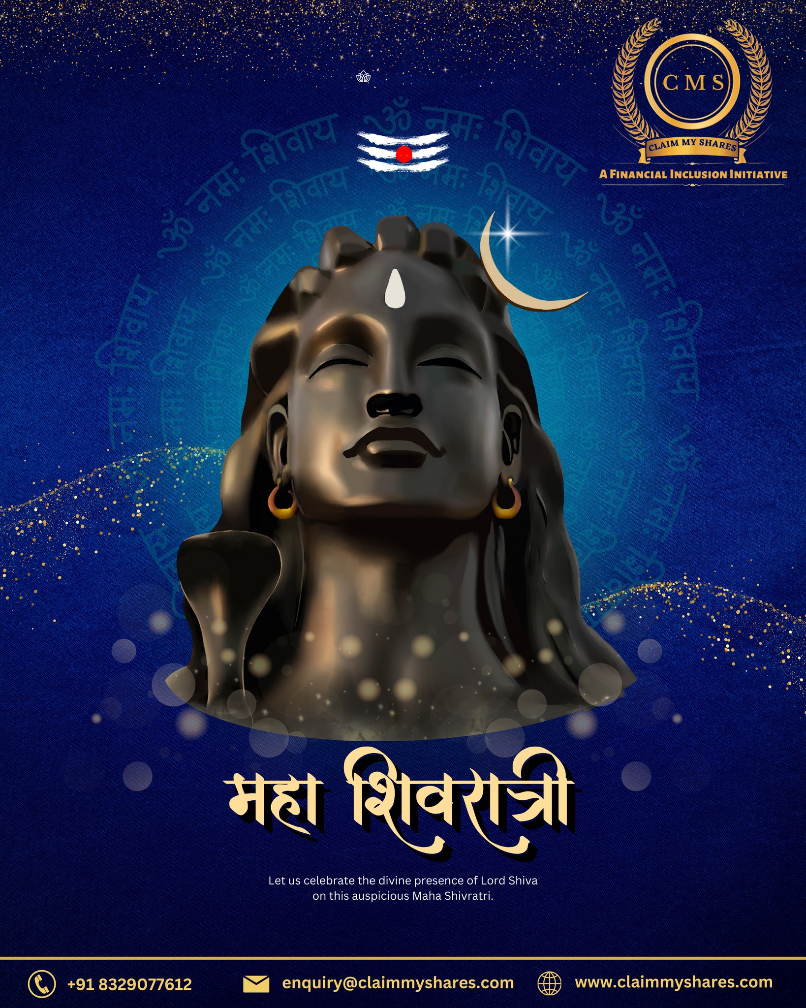 CMS - On this auspicious night of Mahashivratri, may Lord Shiva's ...