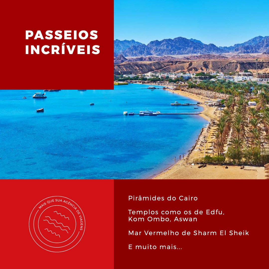Embarke Turismo - O Egito é um daqueles países que fazem...