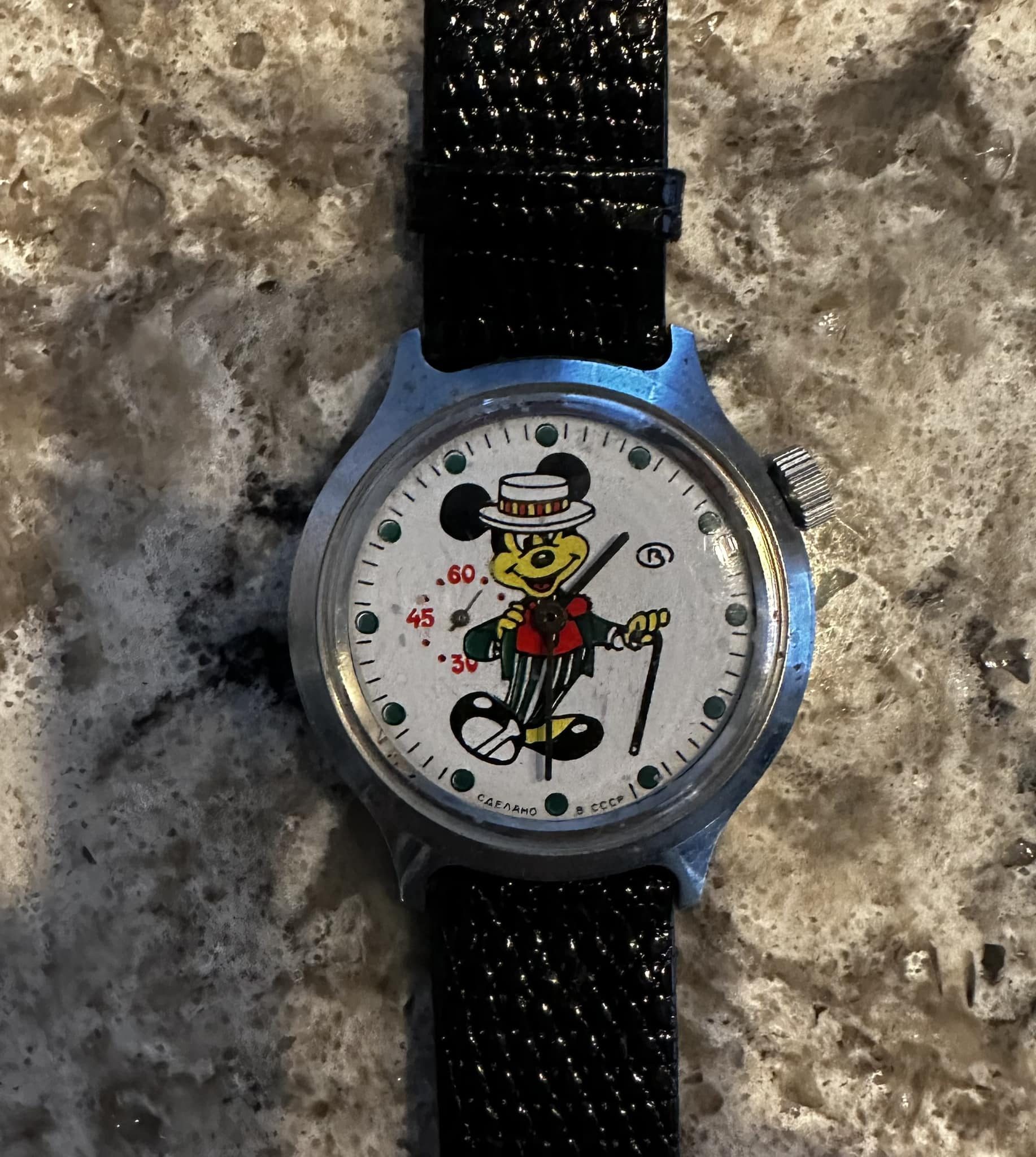 Mickey Mouse watch with CCCP marking