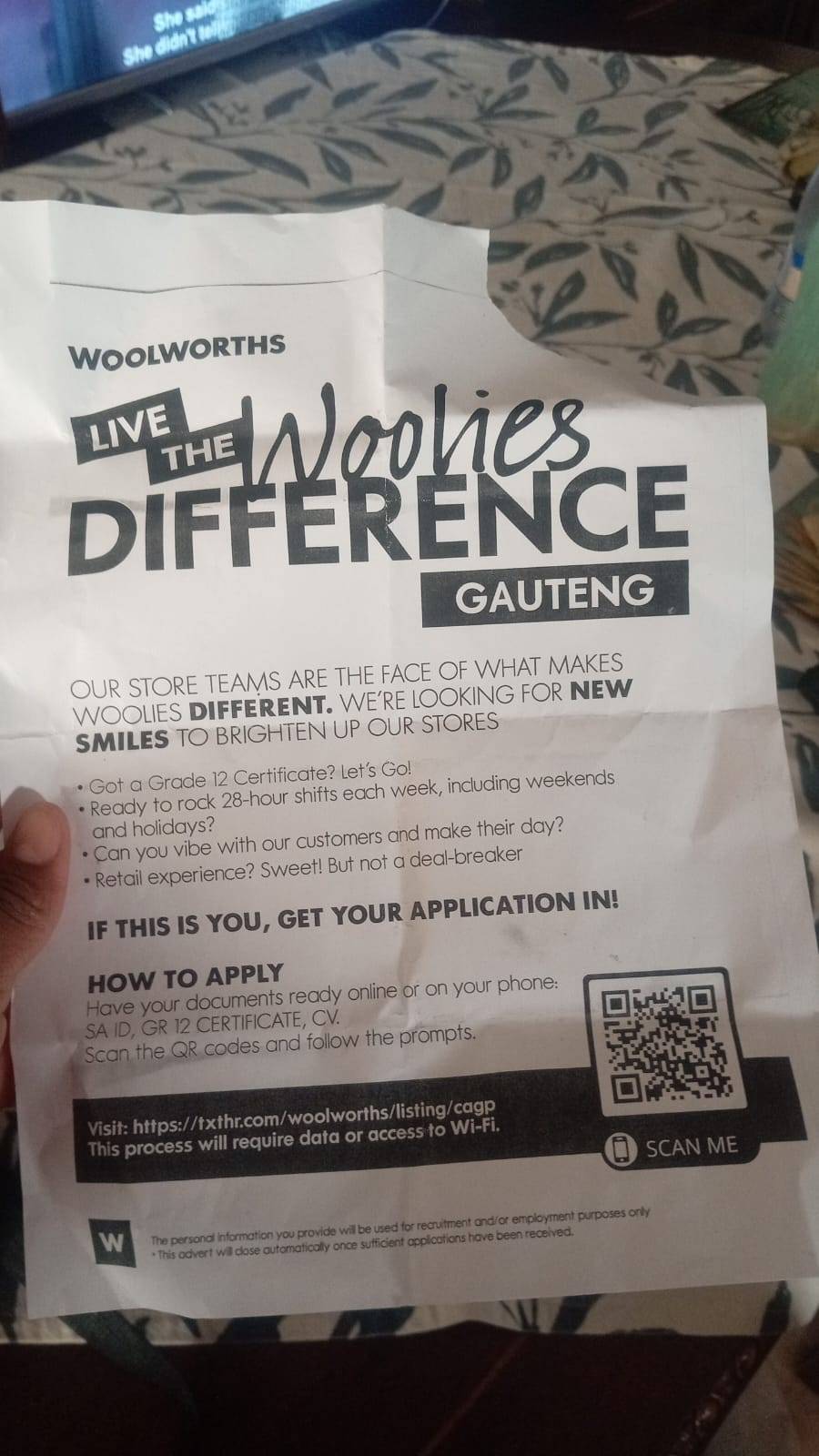 Curated visual reference: For The New Wooles8 Eating Apply Would Reference: Job Hunters In South Africa