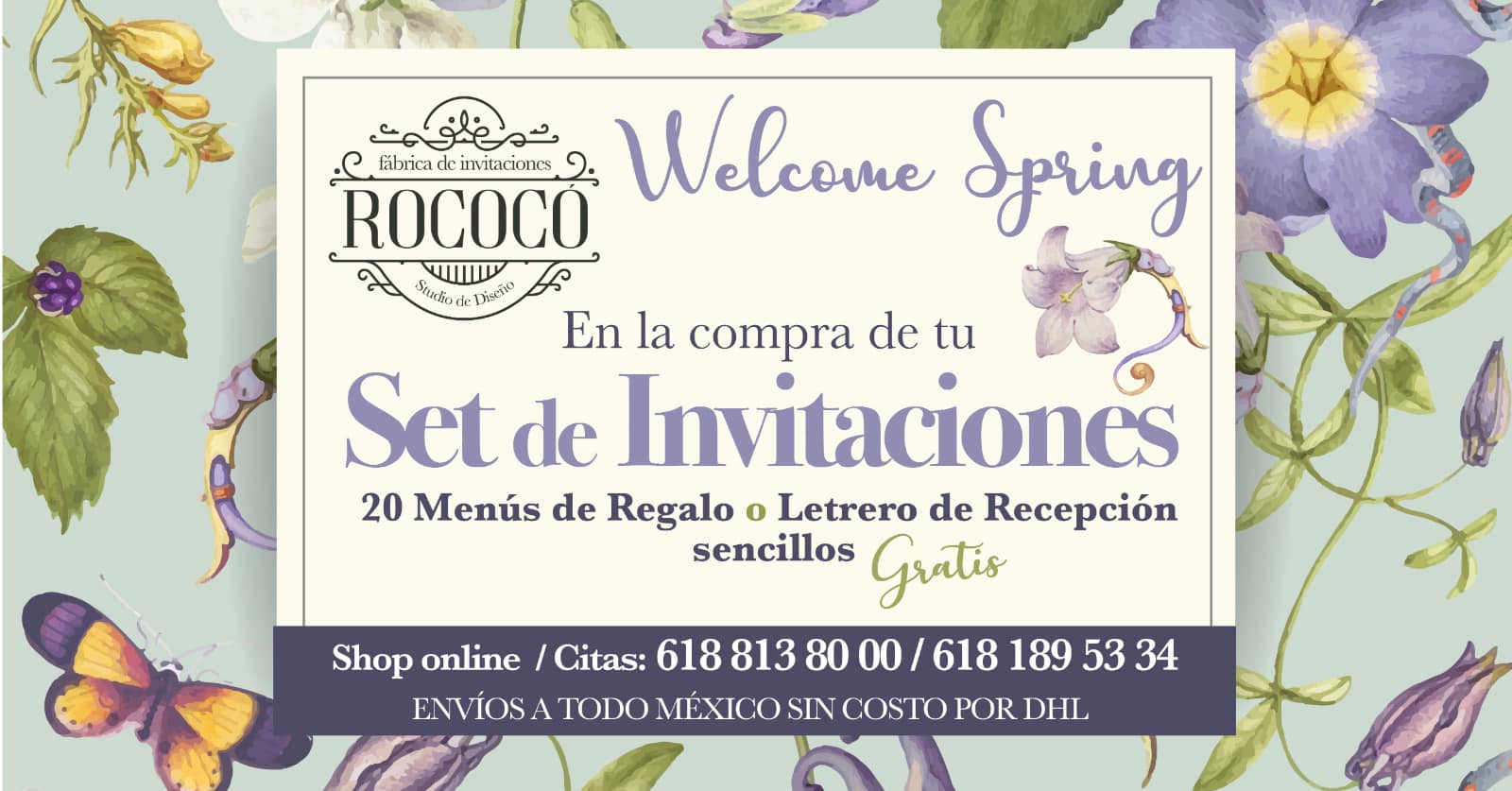 Welcome Spring !! Un... - Rococó Fábrica de Invitaciones | Facebook