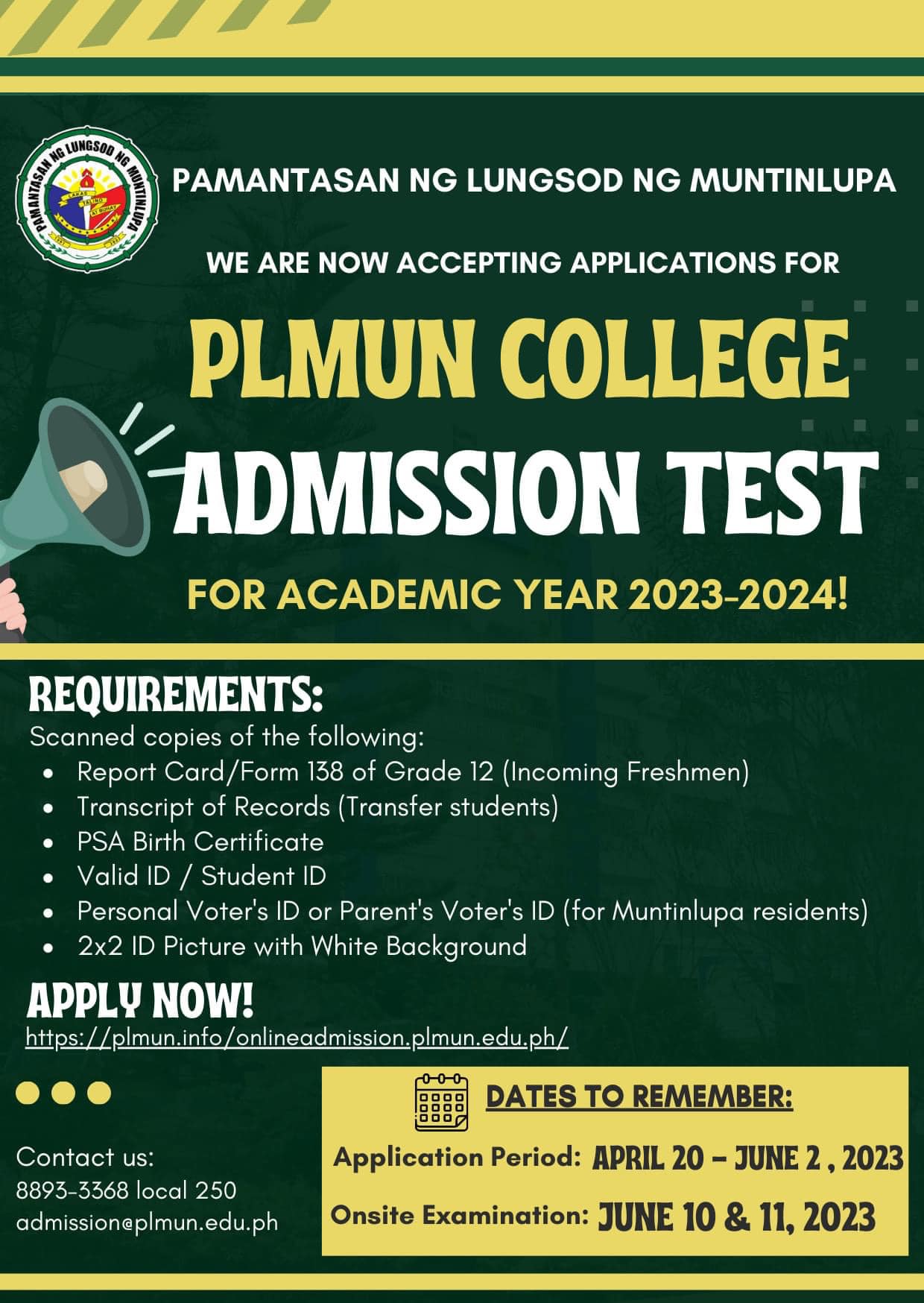 The Pamantasan... - City Government of Muntinlupa - OFFICIAL | Facebook